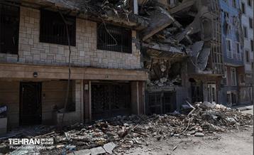 حمله موشکی رژیم صهیونیستی به یک ساختمان در محله شهرآرا 42