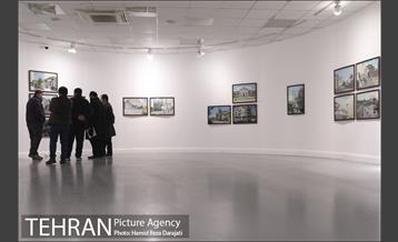 بازدید مدیران شهری و اعضای شورای شهر تهران از نمایشگاه تهران از منظر هنرمندان-4