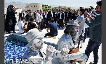 افتتاح باغ هنر اراضی عباس آباد با حضور شهردار تهران 13