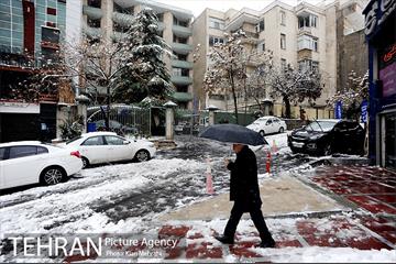 بارش برف زمستانی در تهران 24