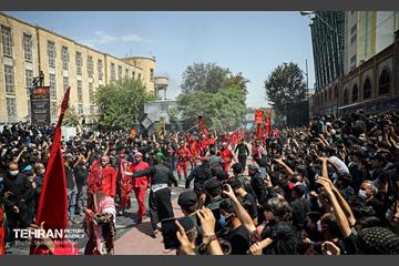 خیمه سوزان ظهر عاشورا در چهار راه گلوبندک  22