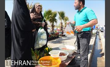 بازار گل شهید محلاتی در آستانه نوروز 33