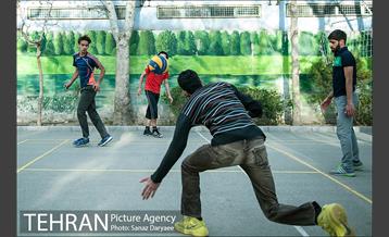 ورزش والیبال در پارک لاله‎ 5