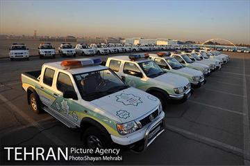 پیشواز نیروهای شهربان و حریم بان از نوروز با حضور شهردار تهران 5