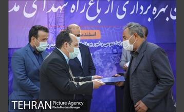 آیین بهره برداری از باغ راه شهدای مدافع سلامت 6