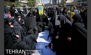 راهپیمایی مردم تهران بعد از نماز جمعه 27