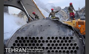 هشتمین روز آواربرداری ساختمان پلاسکو-2 2