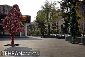 المان های نوروزی در خیابان ولی عصر(عج)  17
