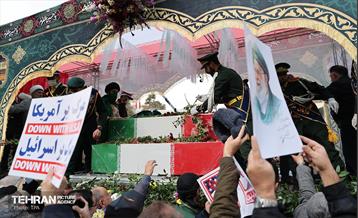 تشییع پیکر ۱۰۰ شهید مردمی و مدافع امنیت در تهران - 1 54