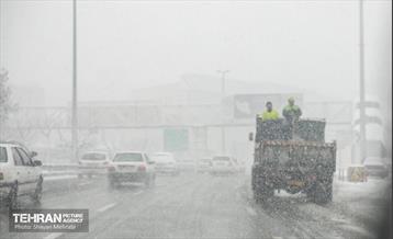 بارش برف زمستانی در تهران 13