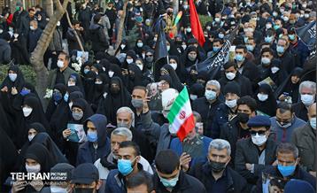 مراسم تشییع ۱۵۰ شهید گمنام در تهران 9