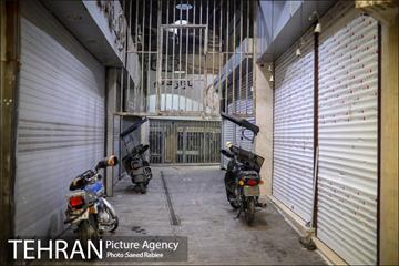 تعطیلی کسبه بازار تجریش 17