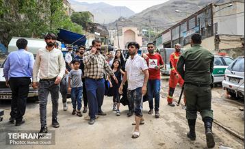 آغاز عملیات ساماندهی منطقه امامزاده داوود(ع) پس از سیلاب 18