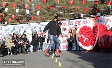 آیین یلدای مهربانی و کاشت نهال در بوستان سرخه حصار 2