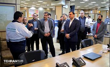 حضور مدیرکل سرمایه انسانی شهرداری تهران در ستاد مدیریت بحران شهرداری تهران 6