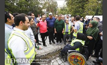 پویش سه شنبه های بدون خودرو با حضور معلولین 26