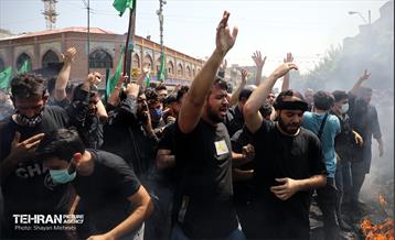 خیمه سوزان ظهر عاشورا در چهار راه گلوبندک  33