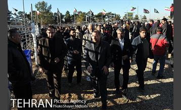 تشییع شهدای آتش نشان  در بهشت زهرا(س) -4 45