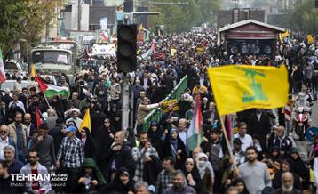 راهپیمایی مردم تهران در محکومیت جنایات رژیم صهیونیستی 4