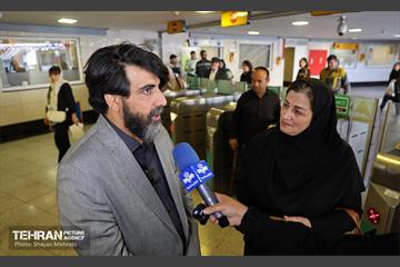 بازدید سخنگوی شهرداری تهران از مترو تهران 18