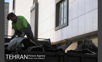 آتش سوزی مجتمع تجاری طوبی 3