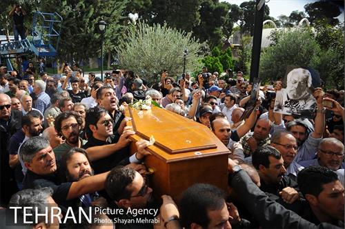 تشییع پیکر زنده‌یاد داوود رشیدی 31