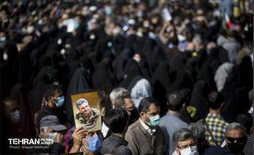 مراسم تشییع پیکر شهید صیاد خدایی 8