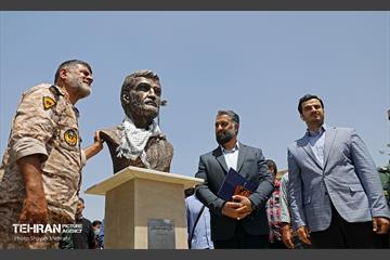 رونمایی از سردیس سردار شهید احمد متوسلیان 9