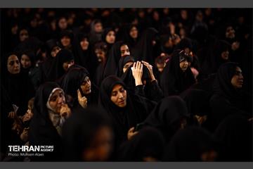 عزاداری شب چهارم محرم در هیئت ریحانة الحسین 53