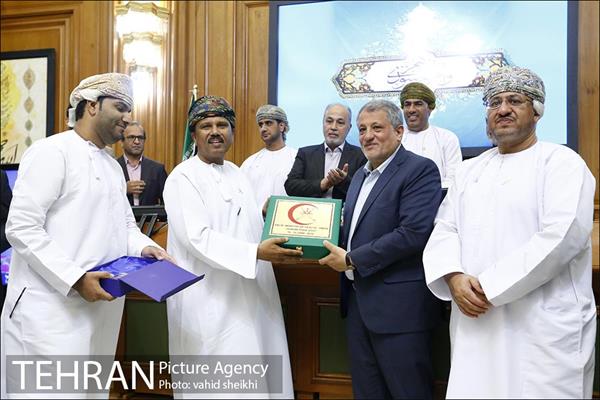 دیدار هیئت بلند پایه عمانی با رئیس شورای اسلامی شهر تهران 23