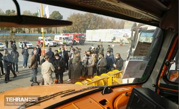 مانور برف روبی شهرداری منطقه 5