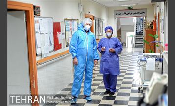 بخش بیماران کرونایی بیمارستان بوعلی 34