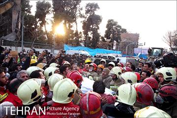 غروب روز هفتم پلاسکو با پیکر 8 آتش نشان 20