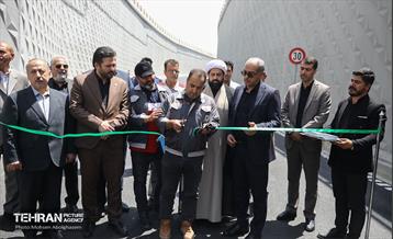 افتتاح دوربرگردان غیرهمسطح بزرگراه شهید همدانی 4