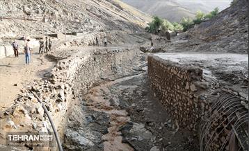 سیل در منطقه کَن