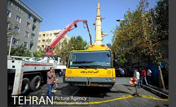 ریزش بخشی از خیابان پیامبر اتوبان ستاری -2 23