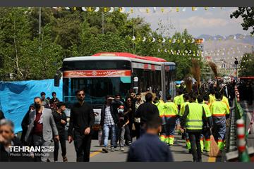 خدمات شهرداری تهران در پایان روز قدس 15