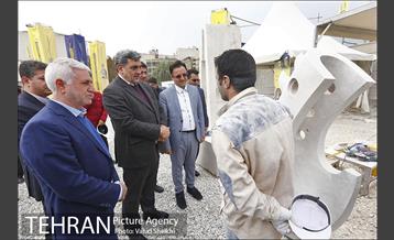 بازدید شهردار تهران از نهمین سمپوزیوم مجسمه سازی تهران 8