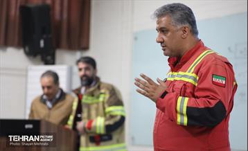 دوره آموزشی آتش‌نشانی ویژه خبرنگاران 34