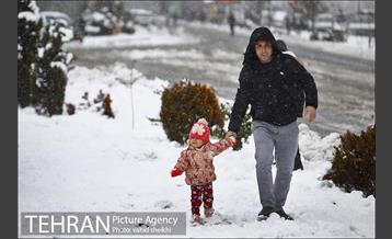 تفریحات برفی در پارک پردیسان تهران 4