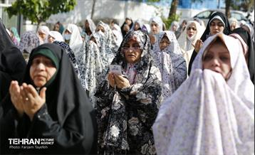 اقامه نماز عید سعید فطر در محله شهران 53