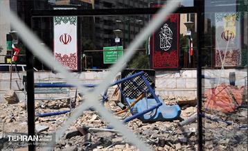 بازدید از مناطق تخریب شده حملات رژیم صهیونی 13