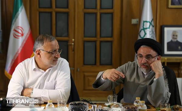 دیدار رییس سازمان اوقاف و امور خیریه کشور با شهردار تهران 6