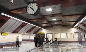 افتتاح ایستگاه متروی شهدای کن 8