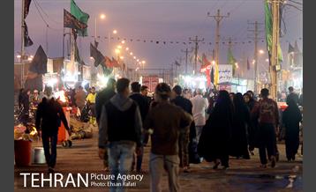 پیاده روی زائران به سمت کربلا از مرز شلمچه 28