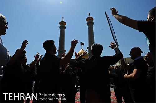 عزاداری تاسوعا در حرم شاه عبدالعظیم حسنی (ع) 2