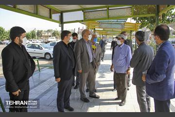 جلسه و بازدید میدانی جعفر شربیانی از منطقه ۲۰