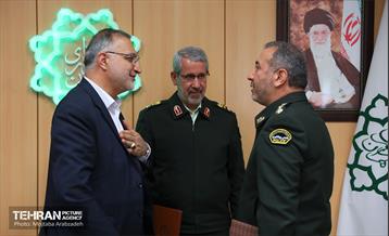 مراسم معارفه فرمانده یگان حفاظت شهرداری تهران 10