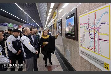 افتتاح نمایشگاه عکس رومانی در ایستگاه مترو تجریش 3