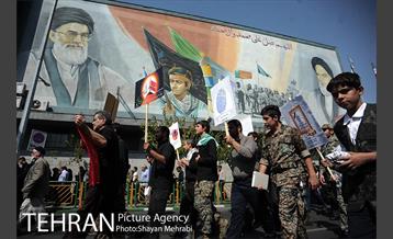 راهپیمایی ضدآمریکایی نمازگزاران جمعه تهران 11